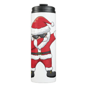 Bouteilles Isothermes Texte personnalisé Santa dansant en dabbing