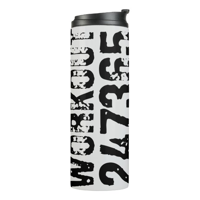 Bouteilles Isothermes Texte usé et rayé Workout 247365 noir (Tourné sur la gauche)
