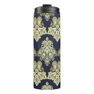 Bouteilles Isothermes Textile Asiatique : Floral Paisley Illustration