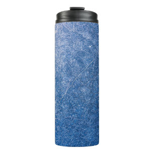 Bouteilles Isothermes textile floral noir et blanc