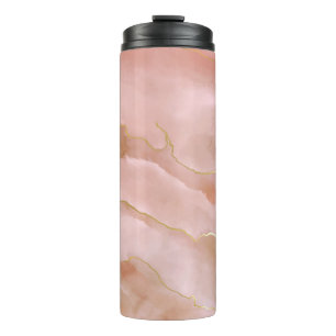 Bouteilles Isothermes Texture de marbre rose