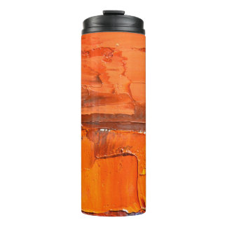 Bouteilles Isothermes Texture de peinture à l'huile multicolore. Arrière