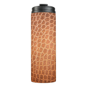 Bouteilles Isothermes texture en cuir Brown pour arrière - plan