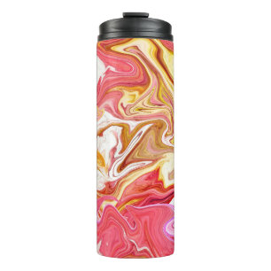 Bouteilles Isothermes Texture en marbre incolore, motif abstrait