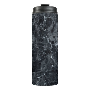 Bouteilles Isothermes Texture en marbre noir