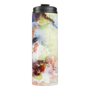 Bouteilles Isothermes Texture grunge d'aquarelle abstraite avec la
