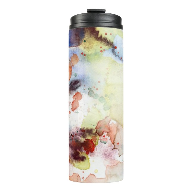 Bouteilles Isothermes Texture grunge d'aquarelle abstraite avec la (Devant)
