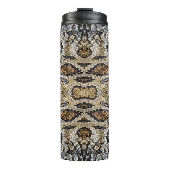 Bouteilles Isothermes Texture Motif de la peau de serpent (Devant)