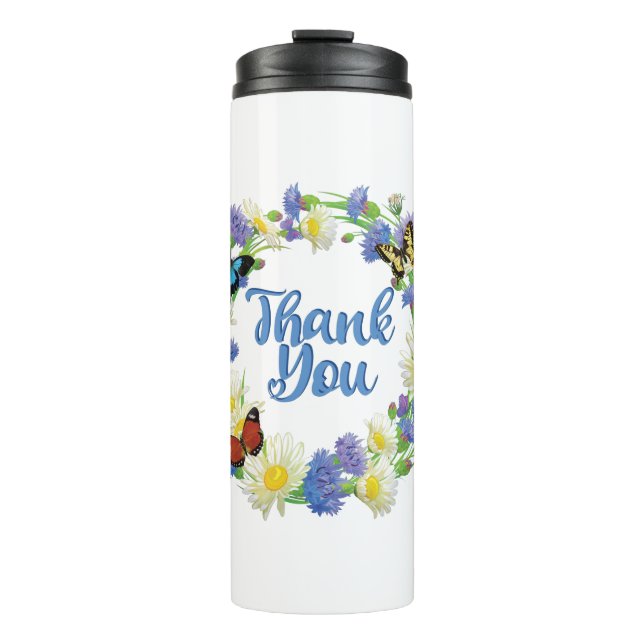 Bouteilles Isothermes Thank You note (Devant)