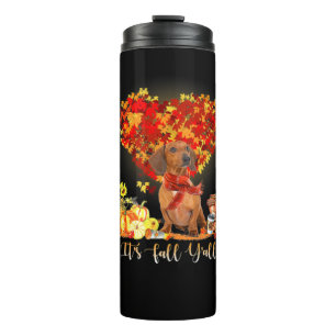 Bouteilles Isothermes Thanksgiving It's Fall Y'all Dachshund