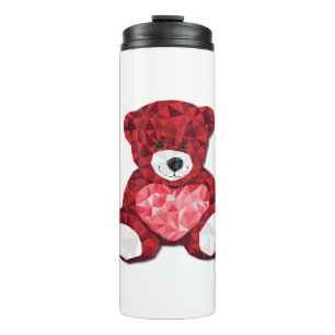 Bouteilles Isothermes Thème de la Saint-Valentin Ours en peluche Design