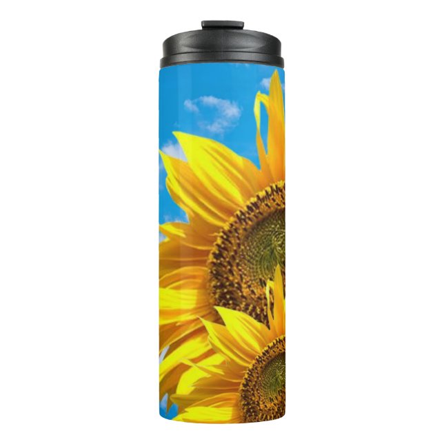 Bouteilles Isothermes Thermal Tumbler Floral Sunflower (Devant)