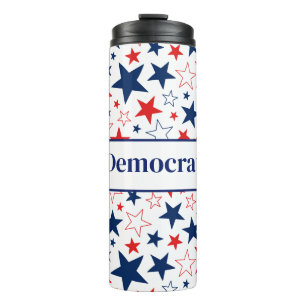 Bouteilles Isothermes Thermal Tumbler Patriotique Stars Démocrate