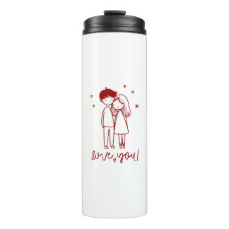 Bouteilles Isothermes Thermal Tumbler - Sentimental and Love Line