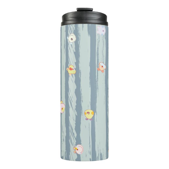 Bouteilles Isothermes Thermal Tumbler – Whimsy Faces (Devant)