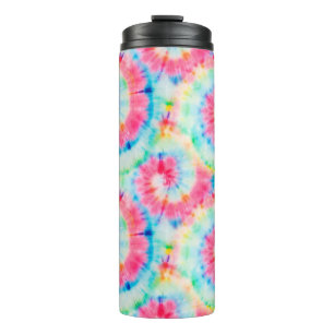 Bouteilles Isothermes Tie Dye Spiral. Belle Aquarelle Dirty Art. Sw