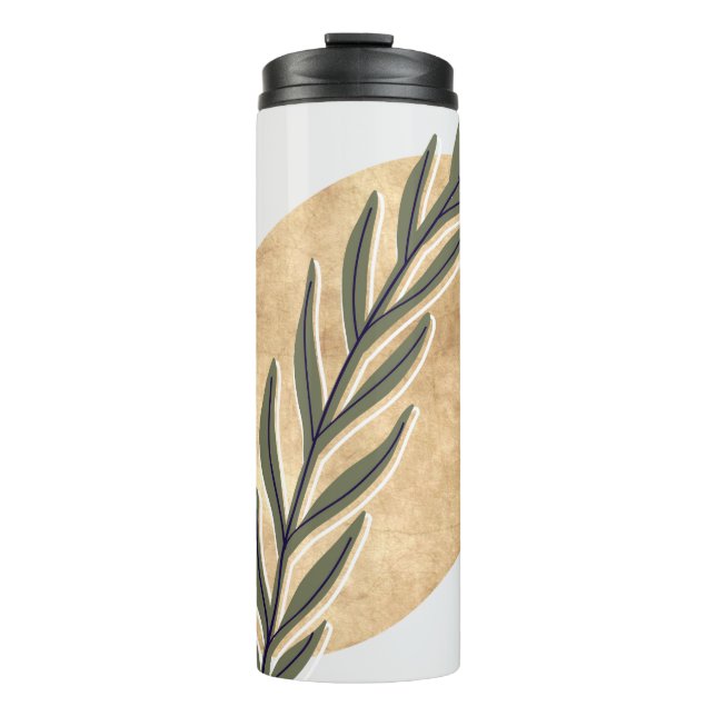 Bouteilles Isothermes Tige Verte Boho (Devant)