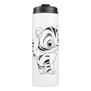 Bouteilles Isothermes Tiger Animal Baby Chat Feline Cute Kawaii