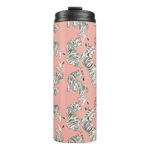Bouteilles Isothermes Tigre dessiné à la main sans couture motif, gros c