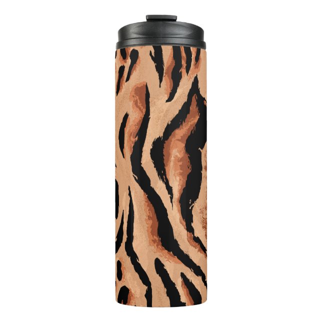 Bouteilles Isothermes tigre transparent, léopard motif (Devant)