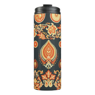Bouteilles Isothermes Tissu ethnique oriental Paisley
