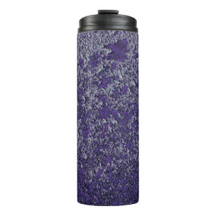 Bouteilles Isothermes Tissu métallique rouillé foncé Royal violet Abstra