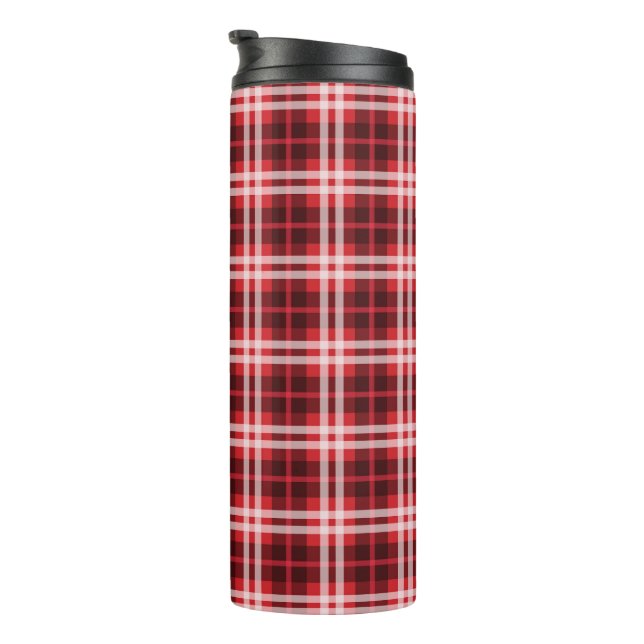 Bouteilles Isothermes Tissu Motif Tartan Tumbler thermique (Tourné sur la droite)