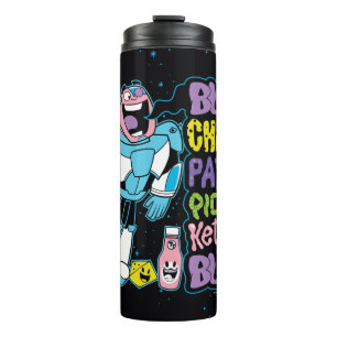 Bouteilles Isothermes Titans Ados, allez !   Cyborg Burger Rap