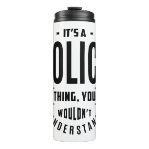 Bouteilles Isothermes Titre du travail de police cadeau