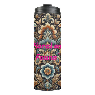 Bouteilles Isothermes Titre : Fleur Vibrant Art Fer Tumbler Thermique