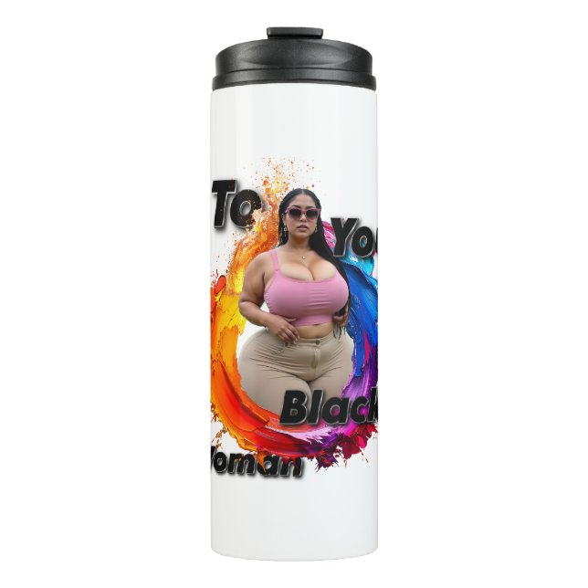 Bouteilles Isothermes To You Black Woman (Devant)
