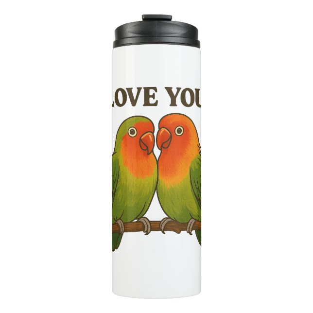Bouteilles Isothermes Together Forever Lovebirds Thermal Tumbler (Devant)