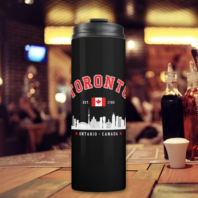 Bouteilles Isothermes Toronto Canada Skyline City (Créateur téléchargé)