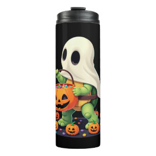 Bouteilles Isothermes Tortue fantôme mignonne d'Halloween avec bonbons (