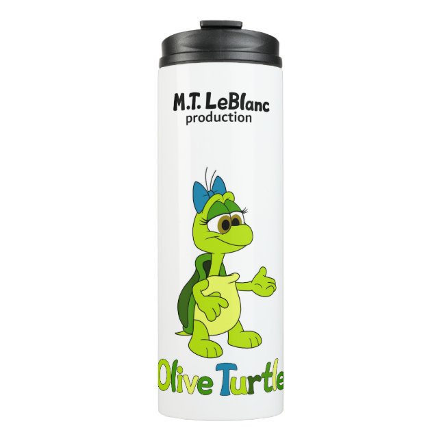 Bouteilles Isothermes Tortue Olive (Devant)