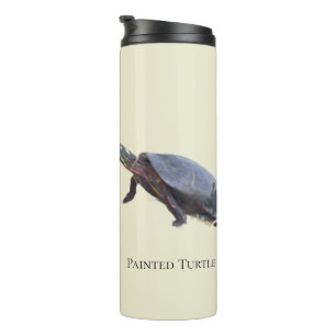 Bouteilles Isothermes Tortue peinte Photo Tumbler thermique