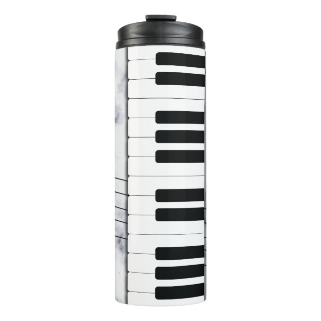 Bouteilles Isothermes Touches de piano mignonnes (Devant)