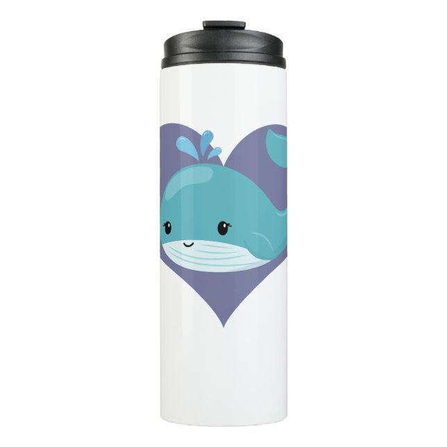 Bouteilles Isothermes Tourner la baleine (Devant)