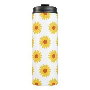 Bouteilles Isothermes Tournesol Jaune Joli Rétro Y2K Motif