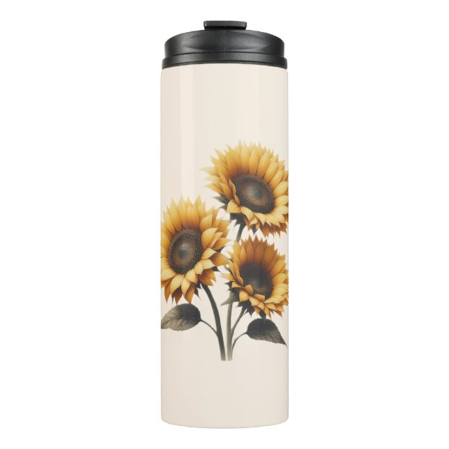 Bouteilles Isothermes Tournesol rayonnant (Devant)
