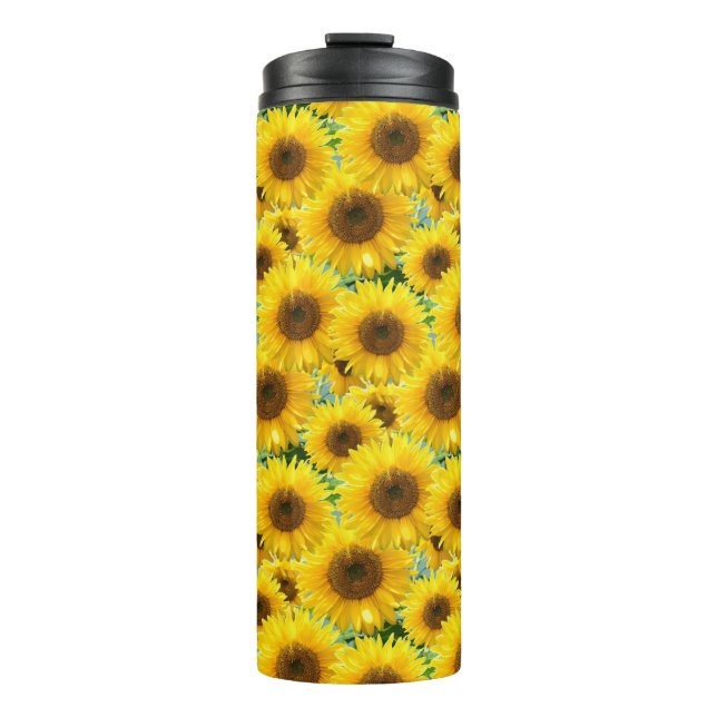 Bouteilles Isothermes Tournesols en fleurs (Devant)