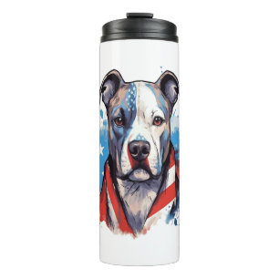 Bouteilles Isothermes TOUS LES AMÉRICAINS Amateurs de CHIENS pit bull