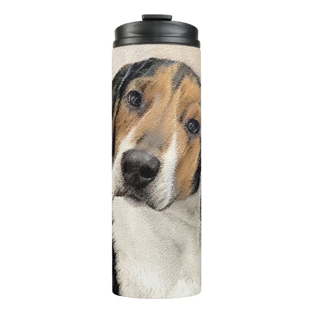 Bouteilles Isothermes Treeing Walker Coonhound Peinture - Art original (Devant)