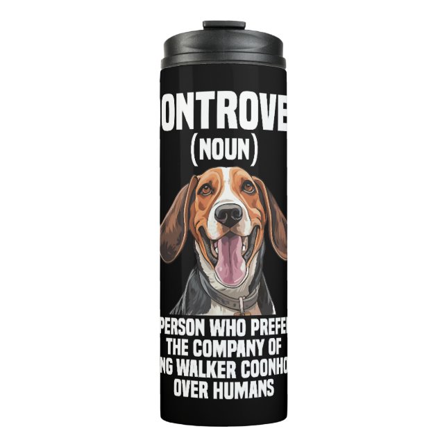 Bouteilles Isothermes Trek Walker Coonhound Lover Chien Coontrovert (Devant)