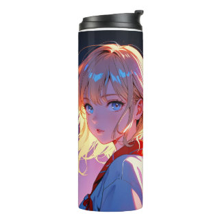 Bouteilles Isothermes Trendy Blonde Girl Artwork – Perfect for Home Déco