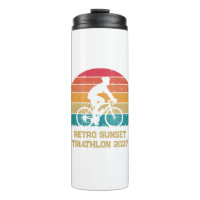 Triathlon personnalisé Cyclisme Rétro Coucher de s