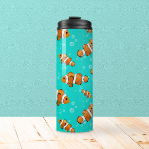 Bouteilles Isothermes Tropical Clownfish & Bubbles Motif