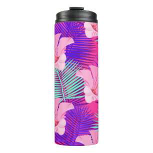 Bouteilles Isothermes Tropical, exotique sans couture motif avec oiseau