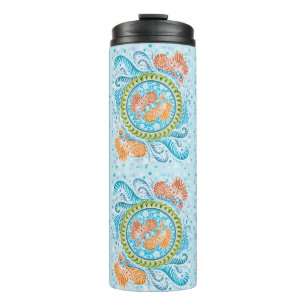 Bouteilles Isothermes Tropical Koi Mandala Art Zen Océan Vibrant