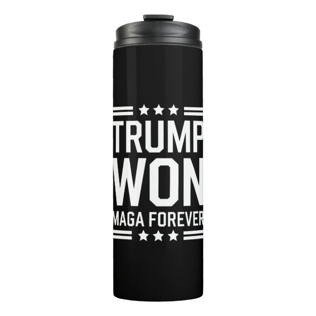 Bouteilles Isothermes Trump a gagné la 47e élection présidentielle améri (Devant)